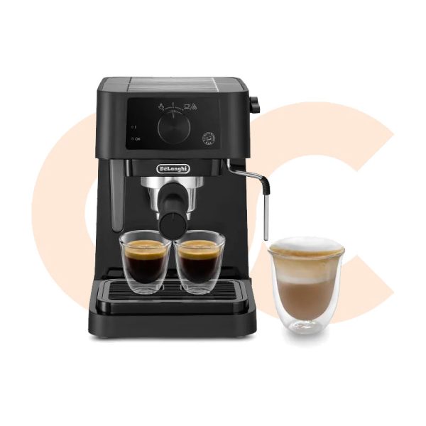Delonghi Stilosa Manual Espresso Maker Black Model EC235.BK - EHAB Center  Home Appliances