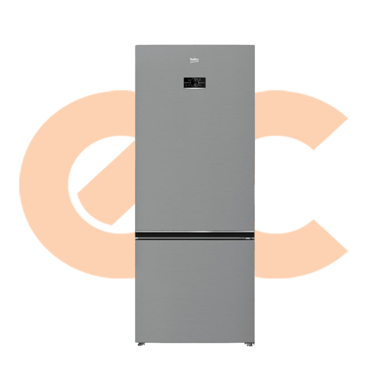 Beko Freestanding Digital Refrigerator 590lt – net 509lt Compi No Frost 2 Doors Stainless Color Inverter Model RCNE590E35ZXP1