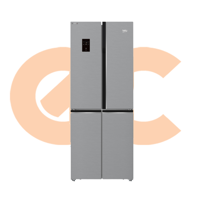 Beko Refrigerator 4 Doors Stainless Steel Inverter Model – GNE480E20ZXPH