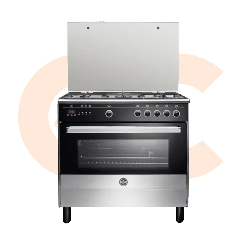 LA-GERMANIA-Freestanding-Cooker-90-x-60-cm-5-Gas-Burners-In-Stainless-X-Black-Color-–-9M10G4A1X4AWW-2.jpg