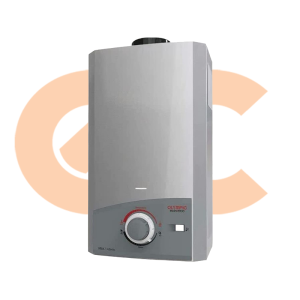 Water Heater Olympic Electric Gas Digital , 10 Liters,With Adabter And Chimney,Silver 945105583