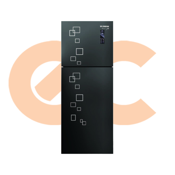 Refrigerator FRESH 397 liter Free Stand Smart 2 Doors black Model FNT-MR470YGQB