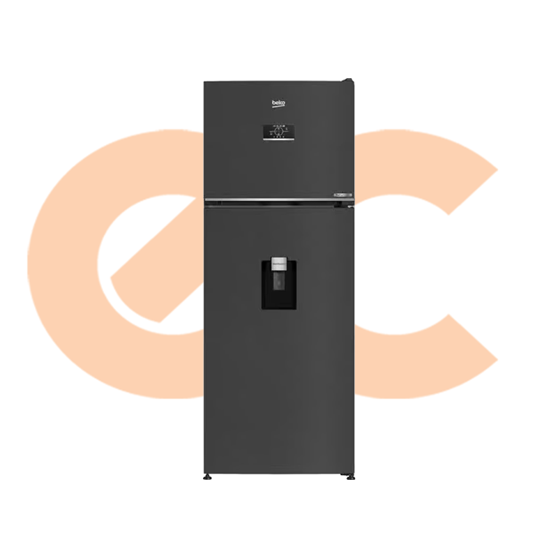 Refrigerator BEKO 477 liter Digital Inverter With Dispenser 2 Doors Black Model B3RDNE500LXBR
