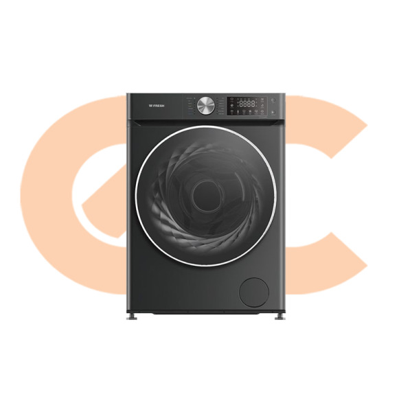 Fresh Front Load Automatic Washing Machine,9 KG,1400 Rpm Inverter Digital , Black-FL-DD-9Kg-G1-BL