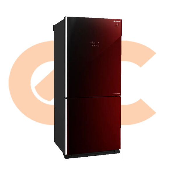 SHARP Fridge Inverter Digital, Bottom Freezer, 558 L ,RED SJ-GV73J-RD