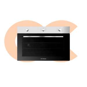 Fresh Built-In Gas Oven 90 Cm With Electric Grill-Fan-  stainless Black 500009661