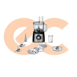 Bosch 800W Food Processor with Accessories Silver_Black MCM3421M