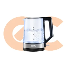 Tank Electric Glass Kettle 1.7L 1850W Black Model KG-2318 – Barcode 6223003249472