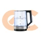 Tank Electric Glass Kettle 1.7L 1850W Black Model KG-2318 – Barcode 6223003249472