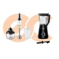 Bosch 1200W VitaPower Blender Black Glass MMB6172B - Hand blender Bosch Series 6 ErgoMaster 800 Watt with Accessories White x Black MSM4W420