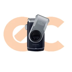 Braun MobileShave Shaver with Twist Cap Battery Operated Dark Blue×Sliver M-90 4210201088868