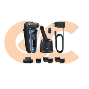Braun Shaver6 Wet & Dry shaver with SmartCare center Blue 61-B7500cc 4210201433217