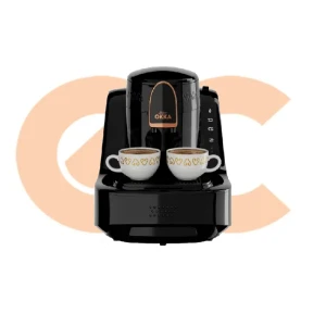 Okka Turkish Coffee Machine Automatic with Water Tank Black × Copper OK0040 ELIT 8693184919040