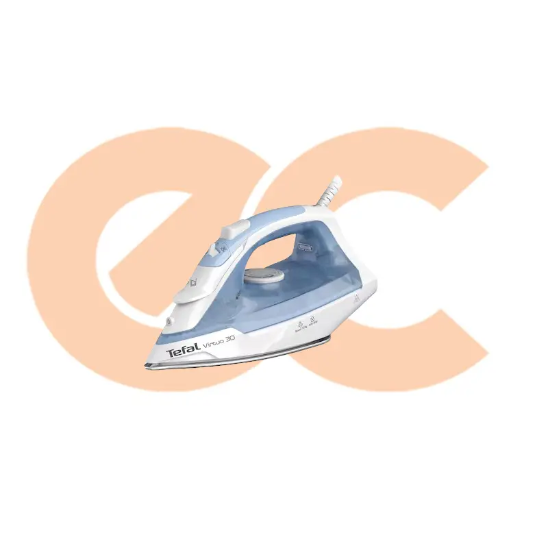مكواة بخار تيفال 2000 وات Vertuo 30 ابيض × سماوي FV2C41E2