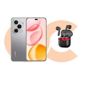 Honor 400 Pro 5G 12G_512GB (DNP-NX9) Lunar Grey - Oraimo FreePods Neo (OTW-330S) Black