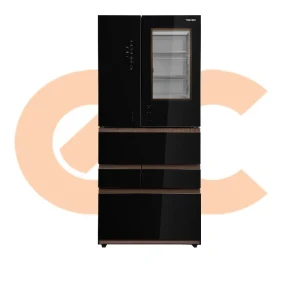 ثلاجة توشيبا انفرتر French Door in door ديجيتال تاتش زجاج ميرور اسود GR-RM921WI-PGN(B1) 6221284002106