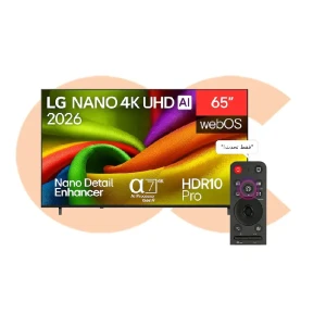 LG شاشة 65 بوصة NANO 4K UHD AI سمارت – موديل 65NU850B6LA
